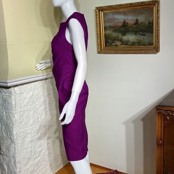 Voodoo Vixen Claudette Retro Pin Up Style Pencil Wiggle Sleeveless Dress - Picture 7 of 12